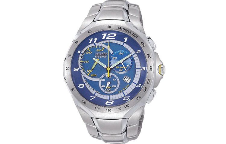 

CITIZEN Часы Light Powered Quartz Movement Stainless Steel Watchband Watch Men's Watch Blue Dial