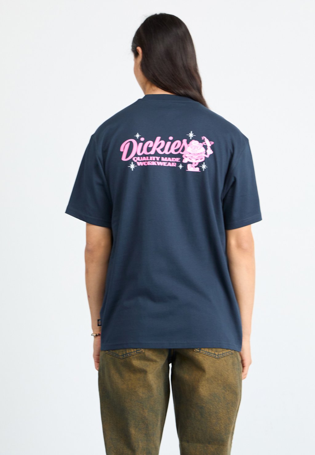 

Футболка с принтом COALTON TEE Dickies, темно-синий