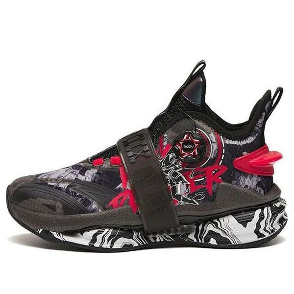 

Кроссовки basketball 'black white red' Anta, черный