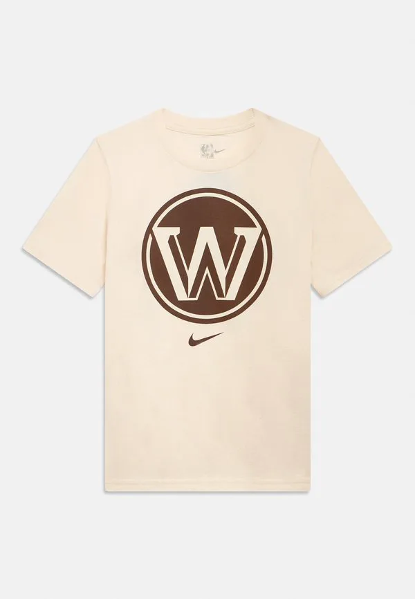 Футболка с логотипом команды nba golden state warriors для мальчиков. Nike Performance, Off-White — фото 3