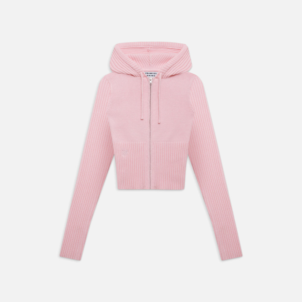

Худи Frankies Bikinis Heritage Cloud Knit Hoodie, цвет Cozy Pink