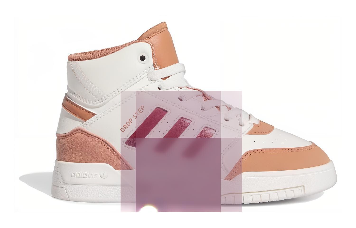 Adidas originals Drop Step Kids Кроссовки для скейтбординга для детей, White — фото 2