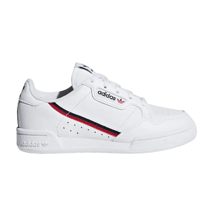 

Кроссовки adidas Continental 80 J 'White Navy Scarlet', белый