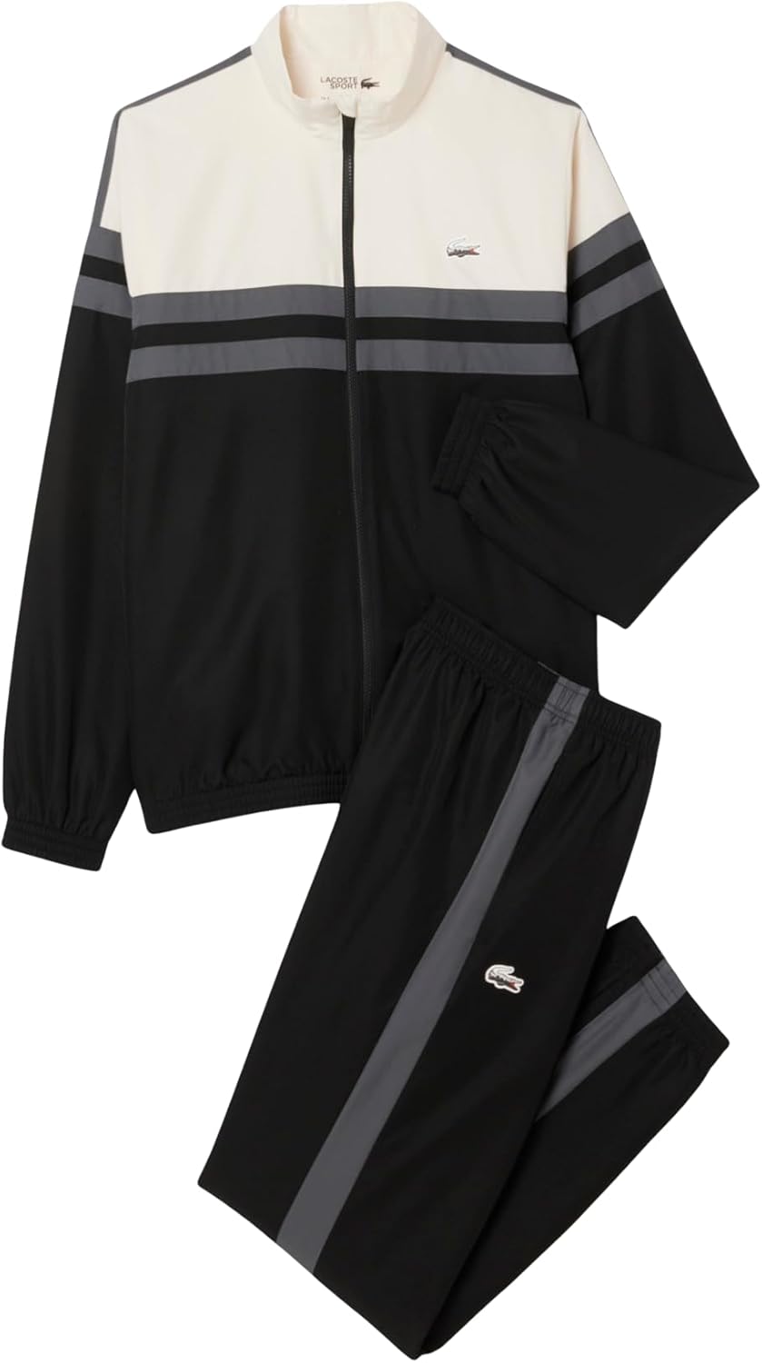 

Мужской спортивный костюм Lacoste Sport Landscape Crocodile, Black/Lapland/Turmoil