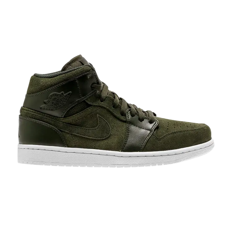 

Кроссовки Air Jordan 1 Mid 'Sequoia Max Orange', зеленый