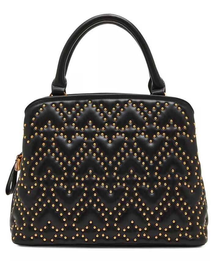 

Маленькая сумка-саквояж с сердечком и заклепками Betsey Johnson, черный