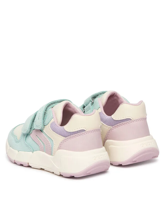 Geox Кроссовки B Flexyper Mini Girl B656NA 01422 C3BE8 M бирюзовые — фото 3