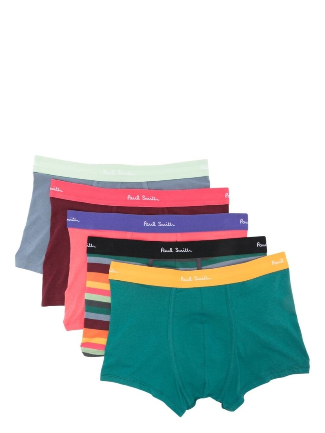 

Комплект из пяти боксеров с логотипом Paul Smith, зеленый