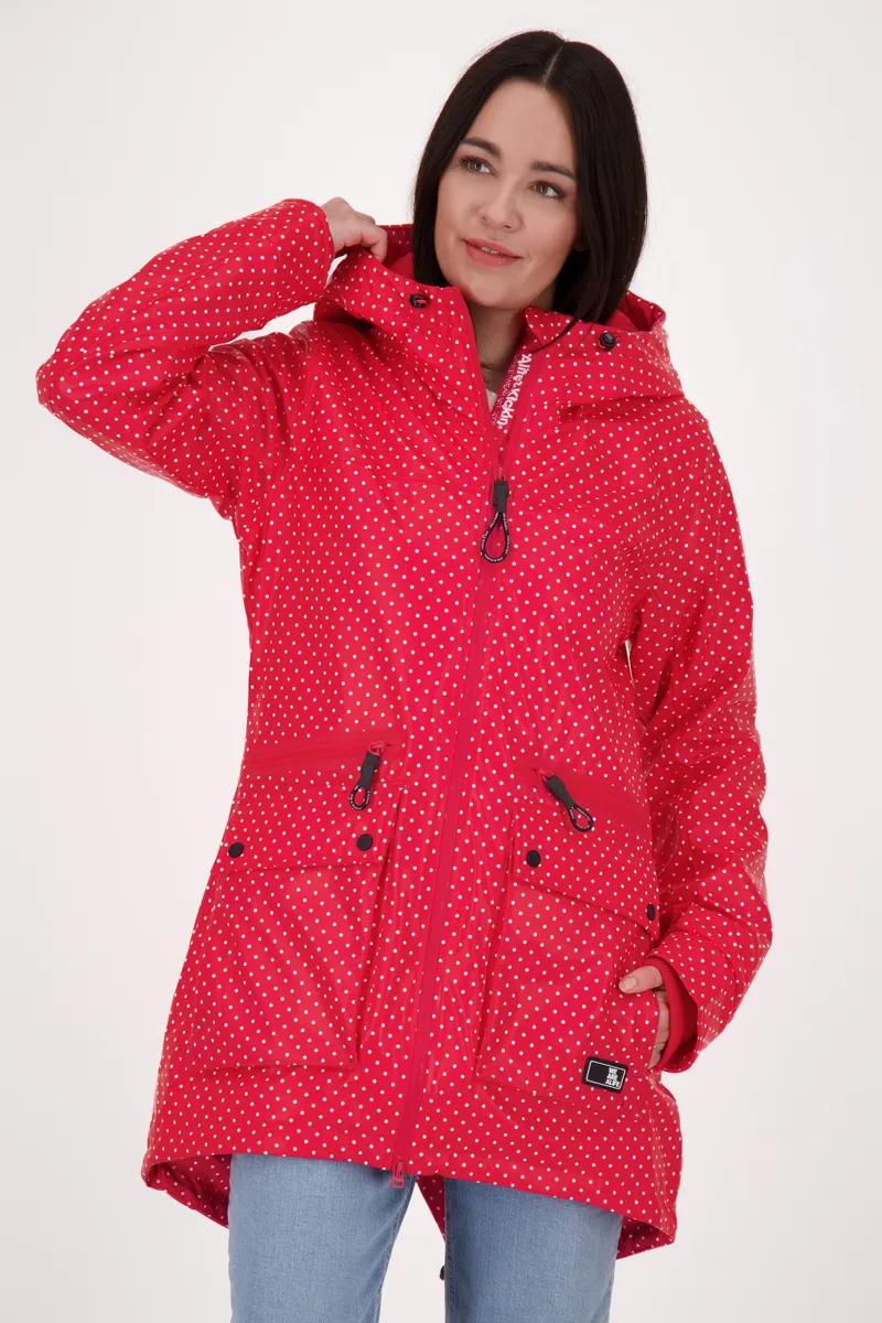 

Длинная куртка Alife & Kickin "AudreyAK B Raincoat женская переходная куртка", фуксия