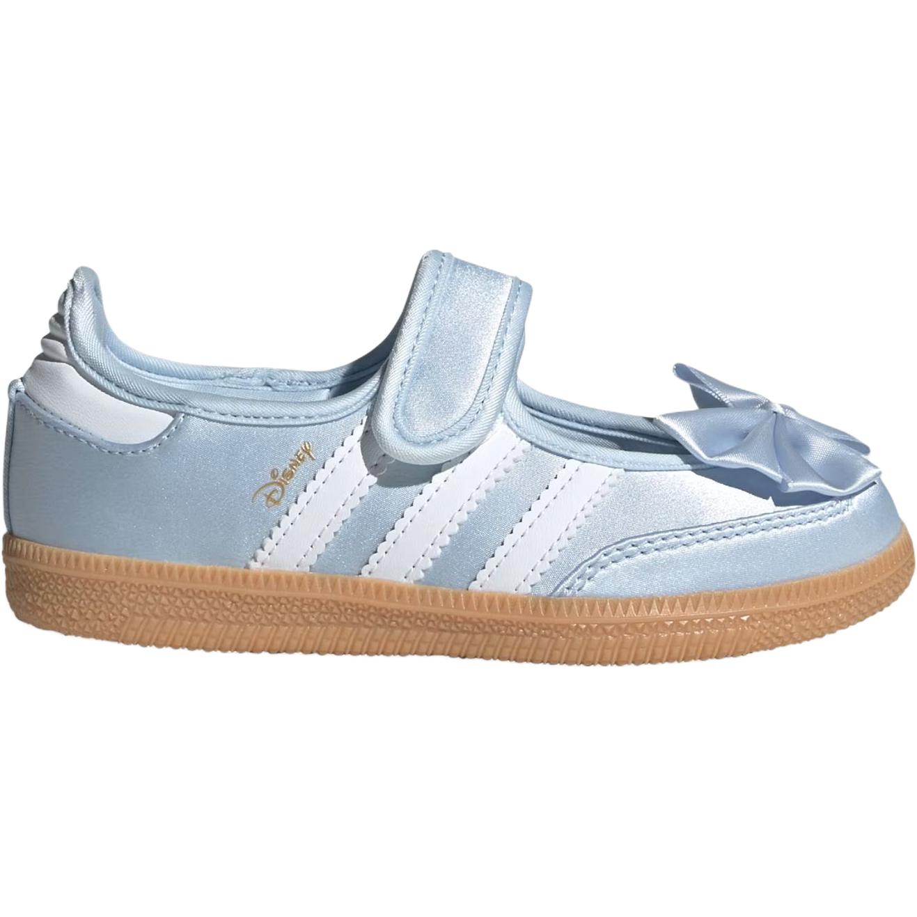 Adidas Originals Disney x Samba Jane низкие кеды Casual Shoes Crystal Sky Blue детские — фото 3