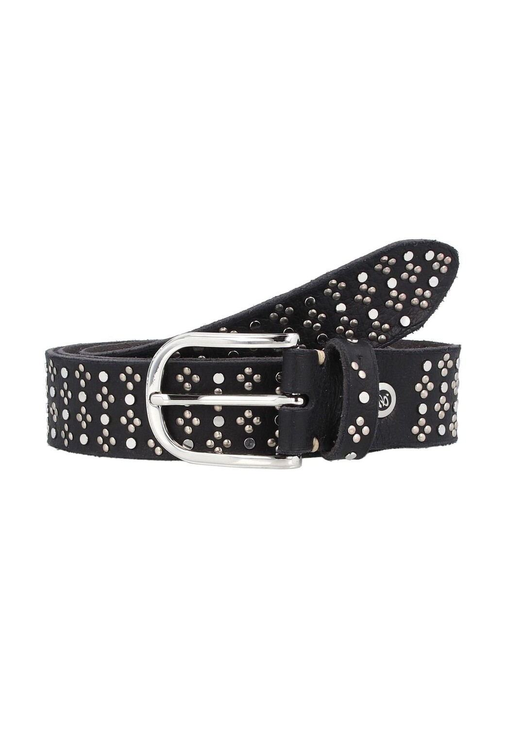 

Кожаный ремень с заклепками B.BELT, черный