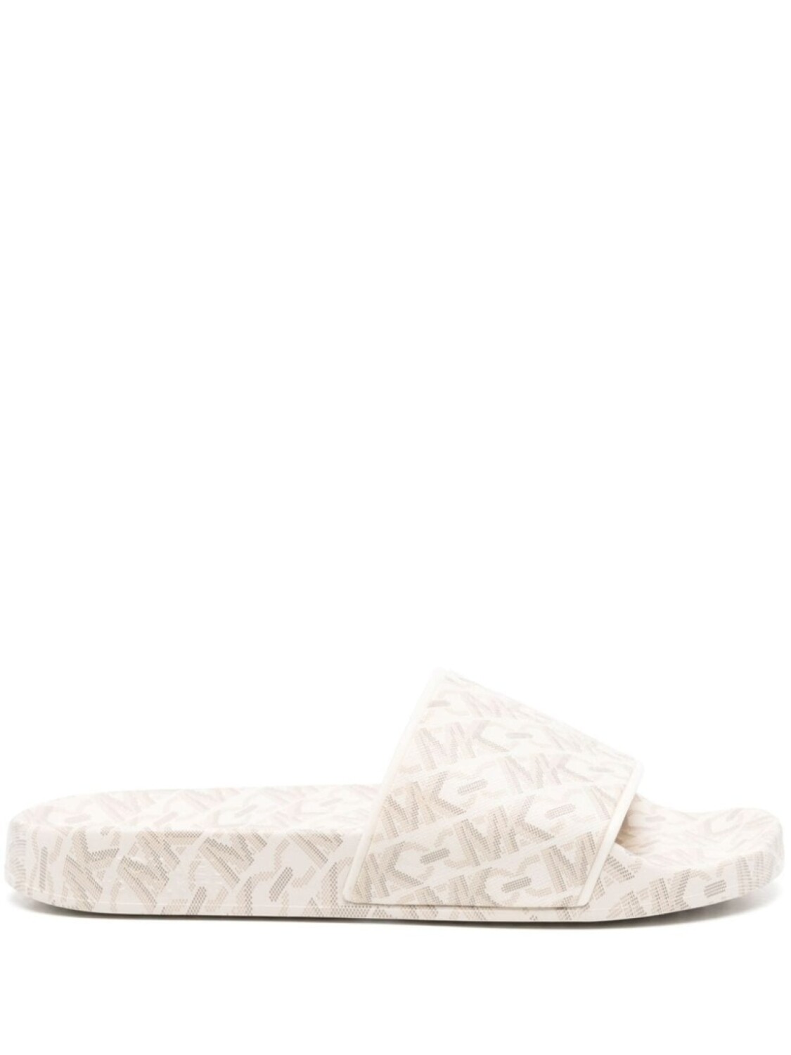 Шлепанцы с монограммой Gilmore Michael Michael Kors, бежевый