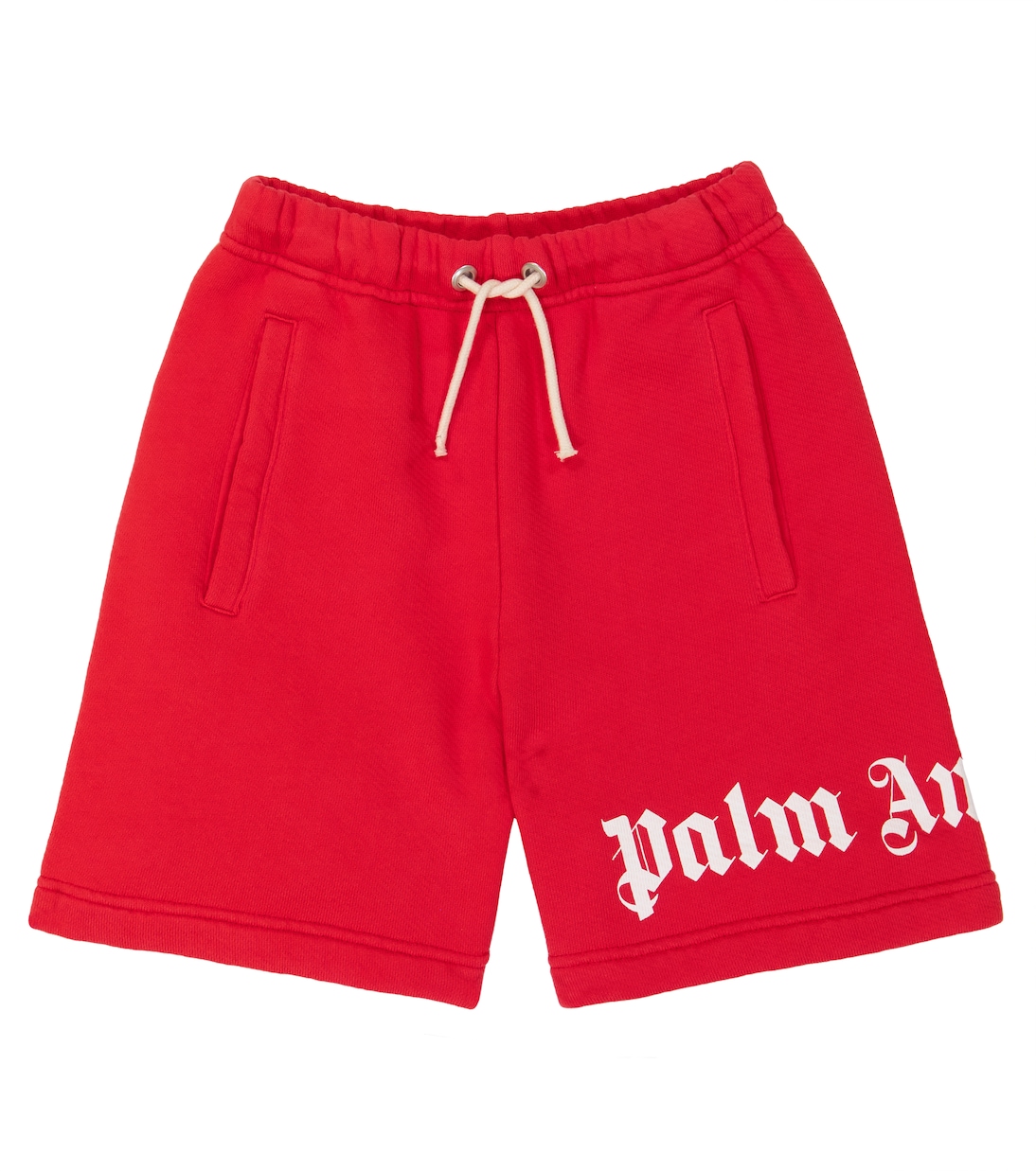 

Хлопковые шорты с логотипом Palm Angels Kids, Red White