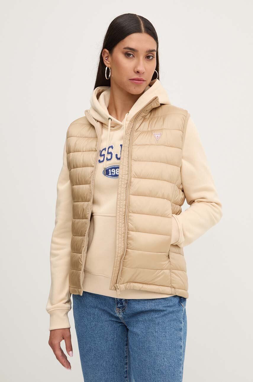 

Жилет без рукавов Guess Guess Jeans, бежевый
