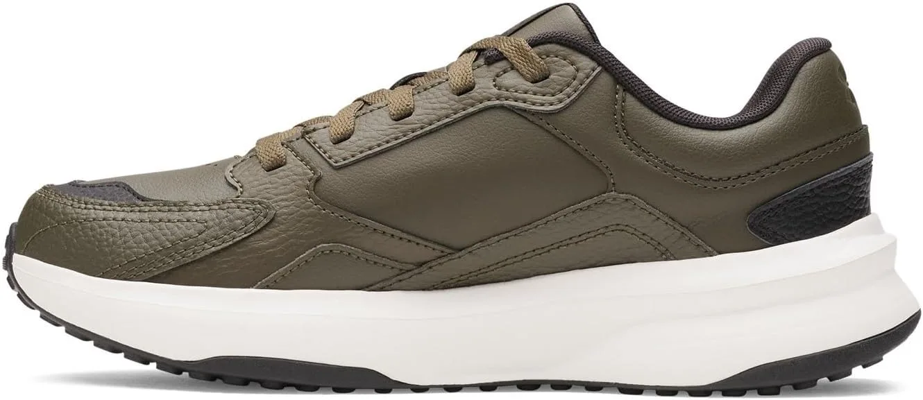Мужские кроссовки Under Armour UA Edge Lthr Cross Trainer, белый/зеленый — фото 2