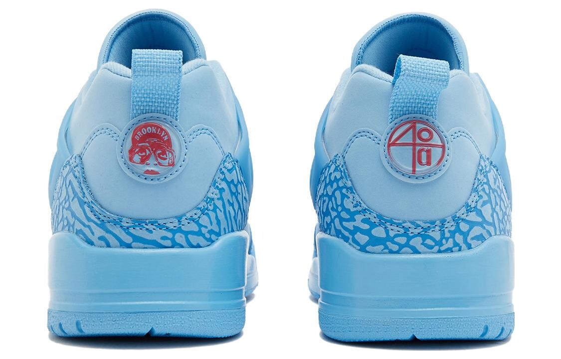 Jordan Spizike винтажные баскетбольные кроссовки мужские, Синий — фото 4