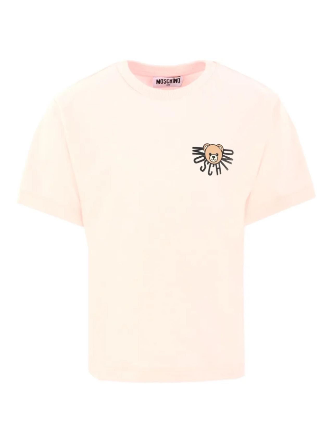 

Футболка с короткими рукавами и логотипом Moschino Kids Teddy Bear, розовый