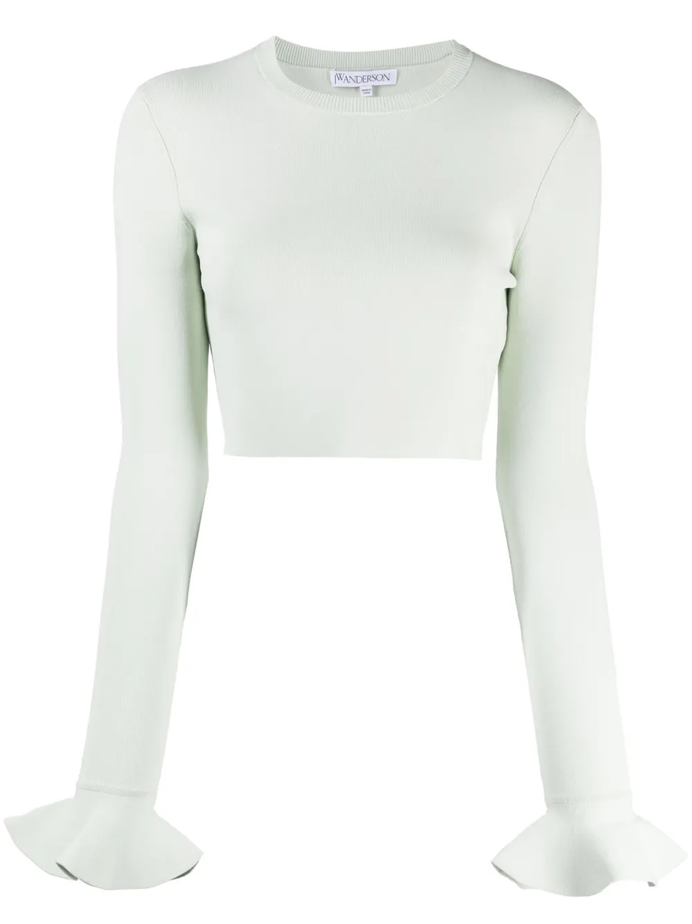 

Укороченный топ с оборками JW ANDERSON, зеленый