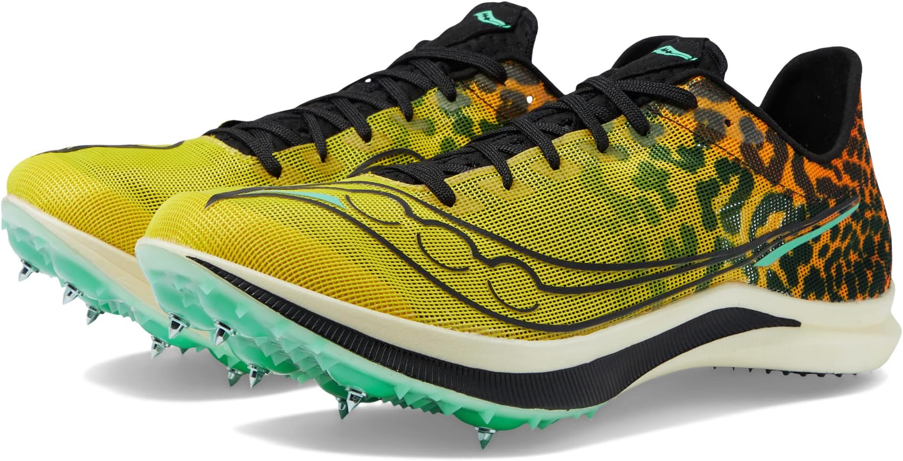

Кроссовки Saucony Endorphin Cheetah, цвет Black/Vizi