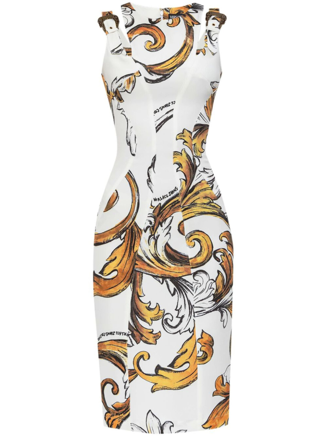 

Versace Jeans Couture платье Outline Barocco, белый