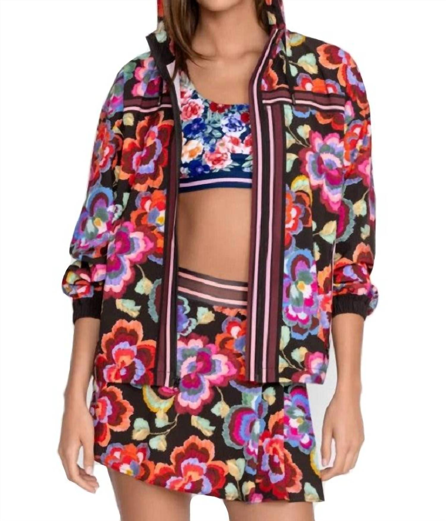 

Куртка Calanthe Full Zip в цвете Multi Johnny Was
