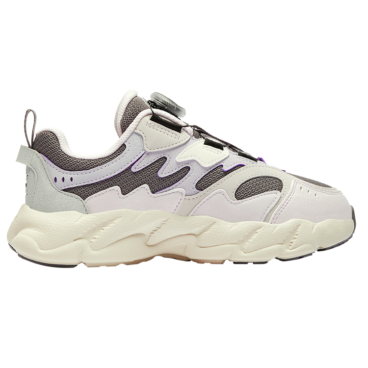Кроссовки BOA Fern 2, противоскользящие, износостойкие, низкие, детские, унисекс FILA KIDS, белый/синий/лавандовый — фото 2