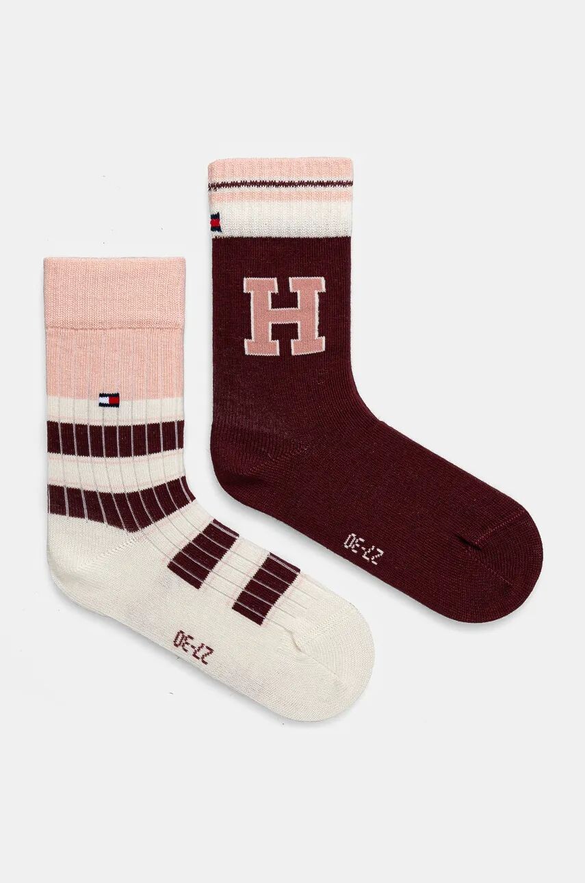 

Детские носки Tommy Hilfiger, 2 шт, гранатовый