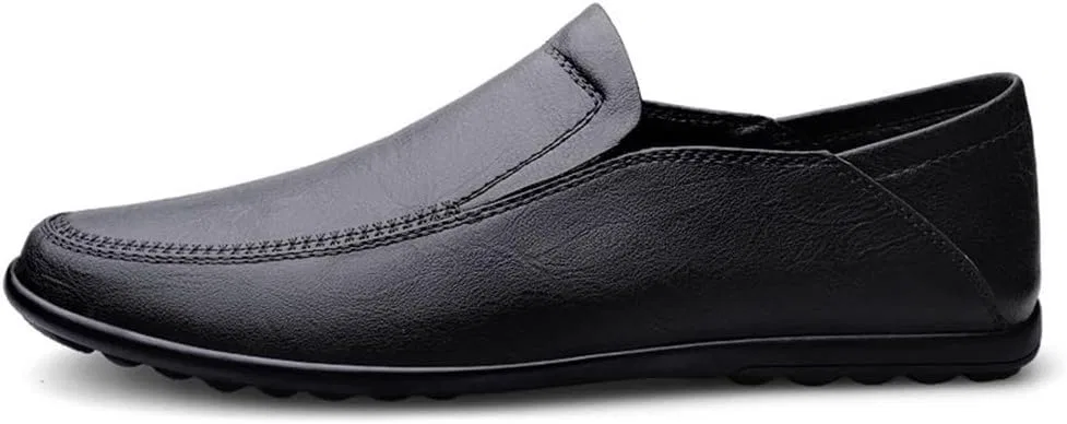 Лоферы кожаные Slip-On Vintage, Black HBNCFTI — фото 3