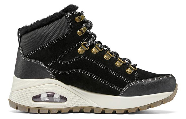 Ботинки женские, черные/белые Skechers