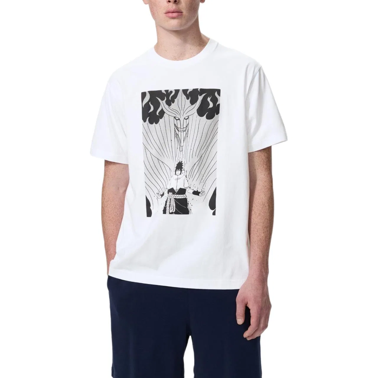Футболка Unisex UNIQLO x HUOYINGRENZHE White — фото 3