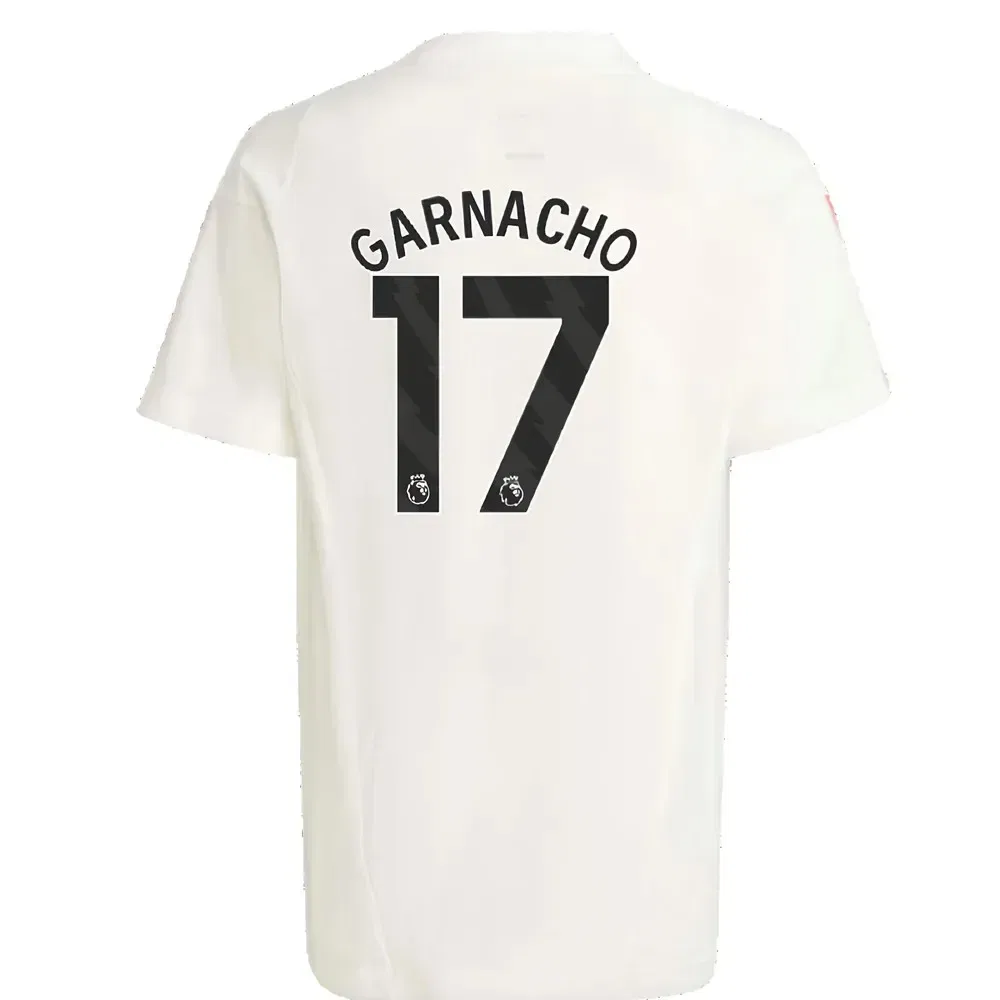 Футболка тренировочная Manchester United Garnacho 17 Manchester United Fc, белый — фото 2