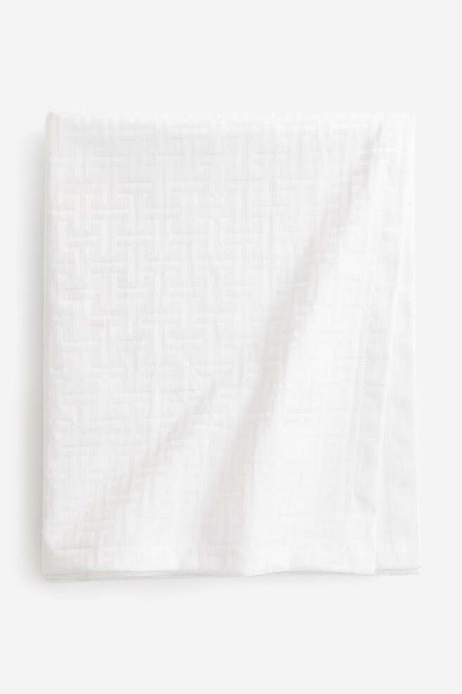 

Скатерть из смеси хлопка H&M, 140x240 см, белый