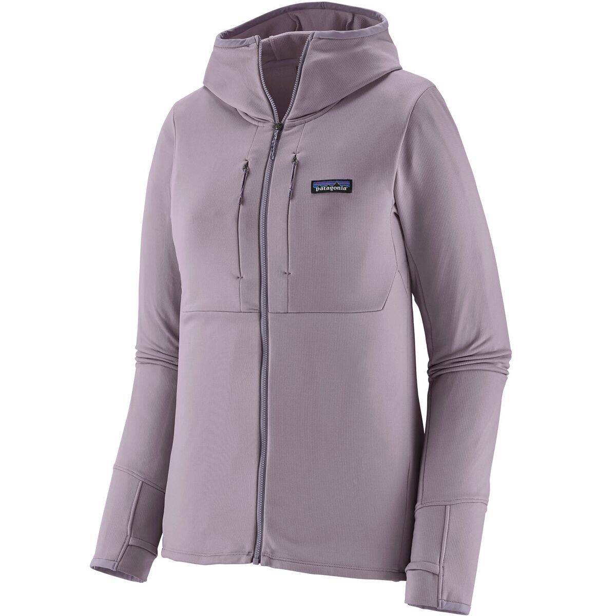 

Термокуртка R1 с капюшоном на молнии Patagonia, фиолетовый