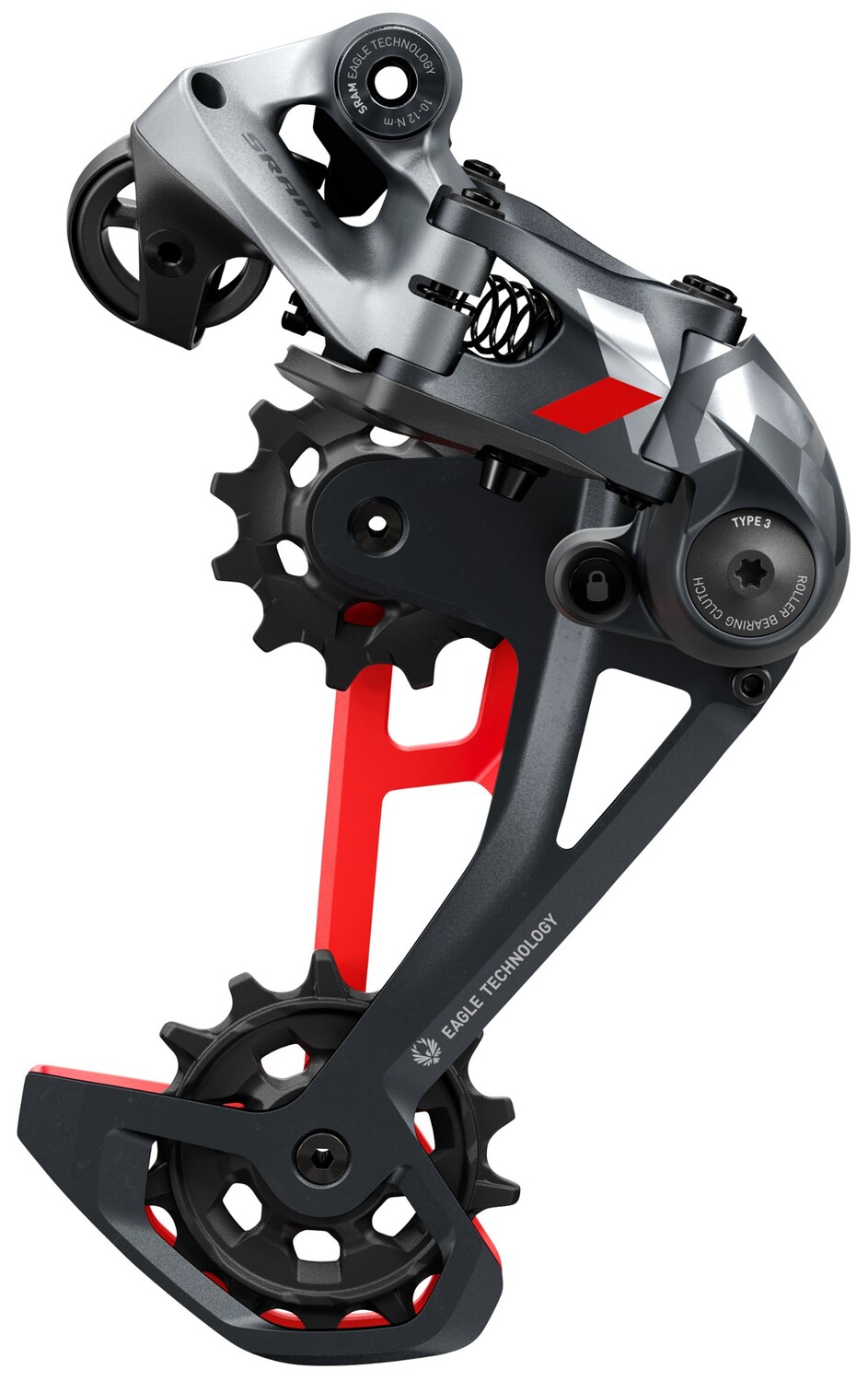 

X01 Eagle, 12-скоростной задний переключатель SRAM, красный