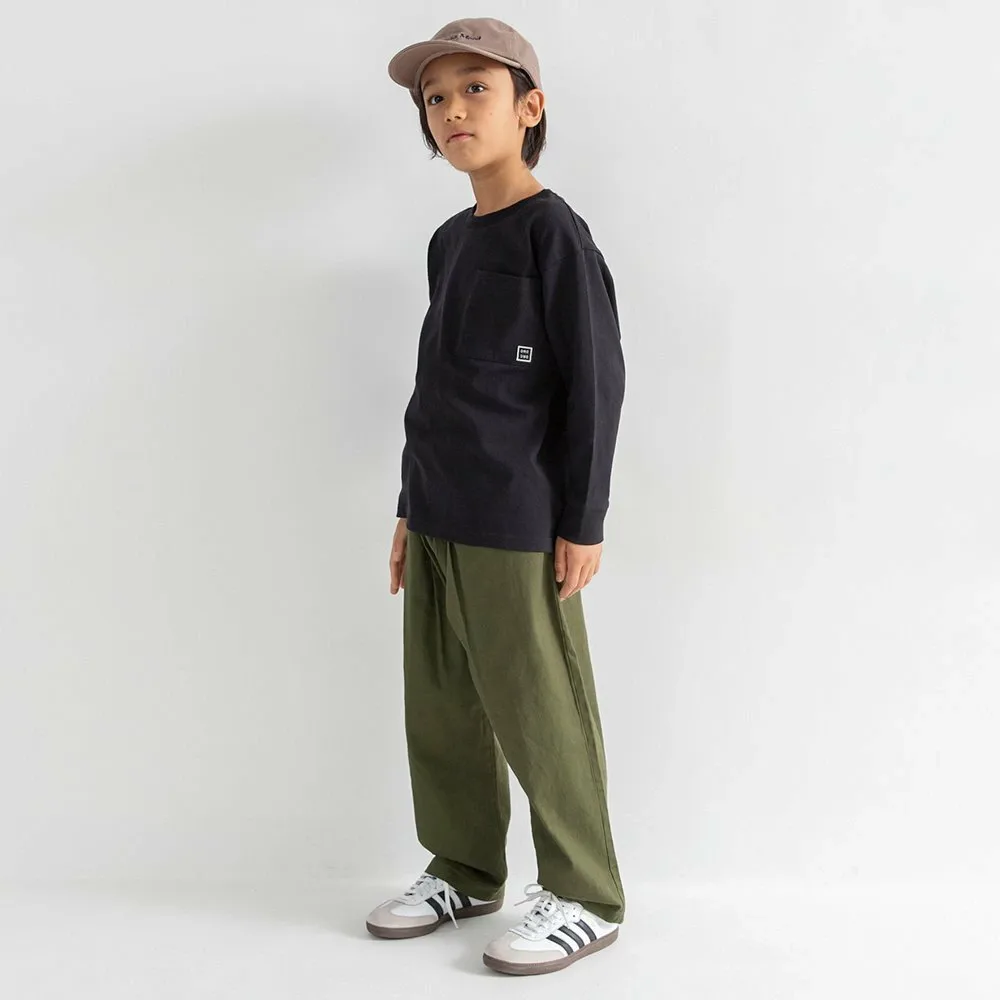 Длинные брюки из саржи с заправленными штанинами Branshes, Khaki — фото 3