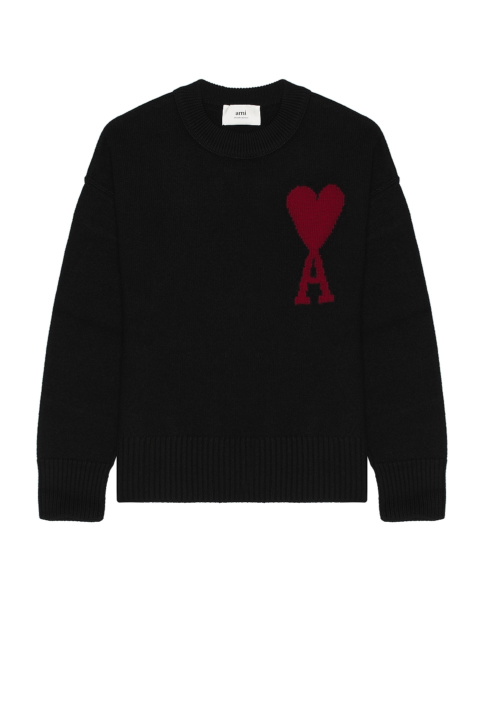 

Красный свитер ADC Ami Paris, Black & Red