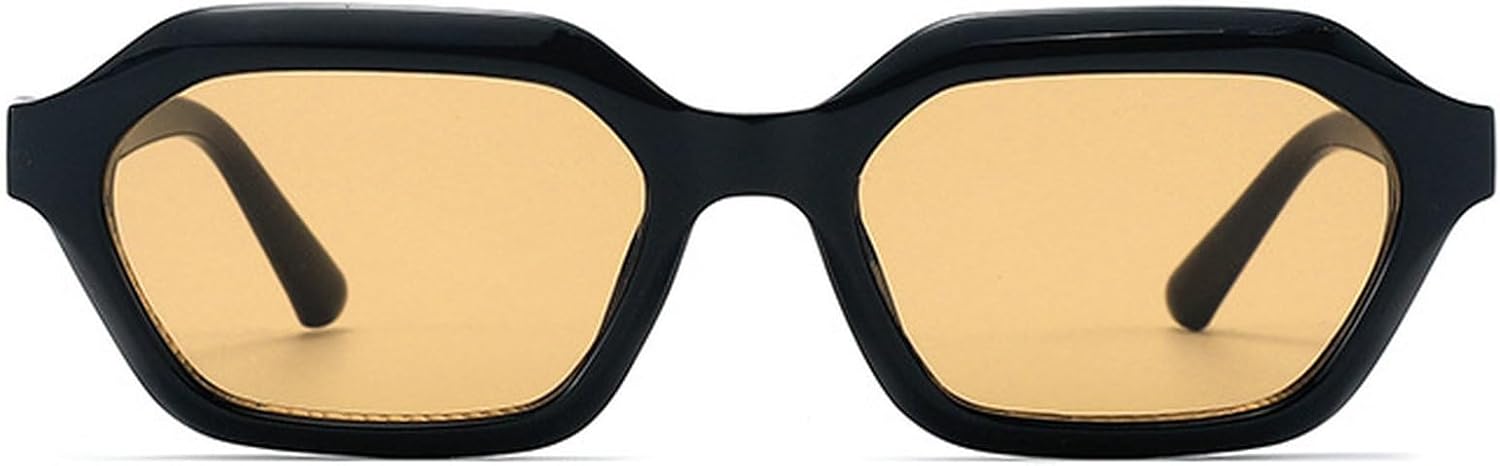 

Солнцезащитные очки прямоугольной формы для женщин, винтажные, модные, для активного отдыха и путешествий, ретро, ​​квадратные солнцезащитные очки, женские, в стиле 90-х, многоугольные mincl, Black Brown