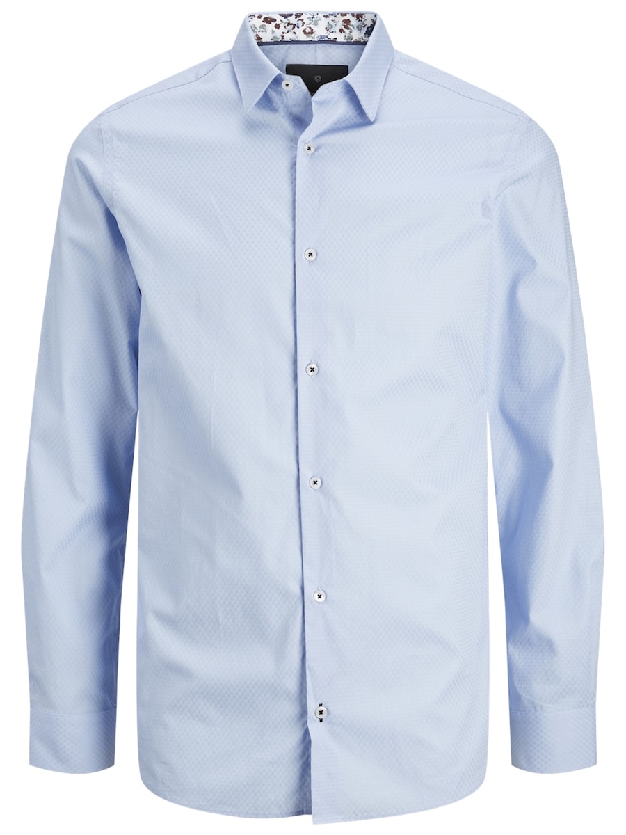 

Рубашка на пуговицах классического кроя JACK & JONES Leeds, светло-голубой