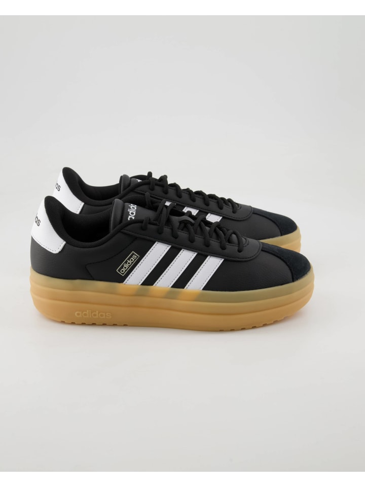 Кроссовки на шнуровке adidas, черный — фото 2