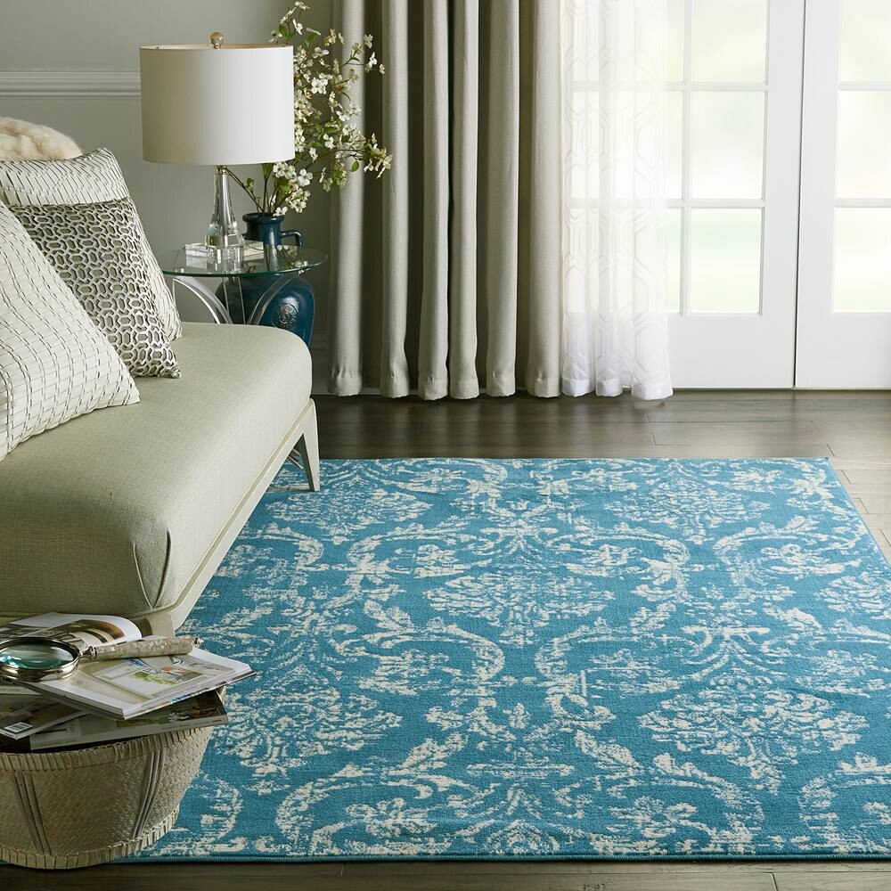 

Nourison Jubilant Trinity Ковер, цвет Ivory Blue