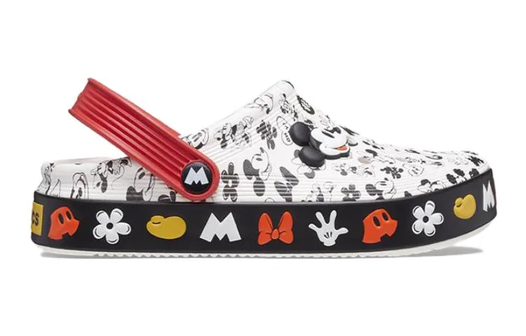 Crocs Детские сандалии White Black Kids' — фото 3