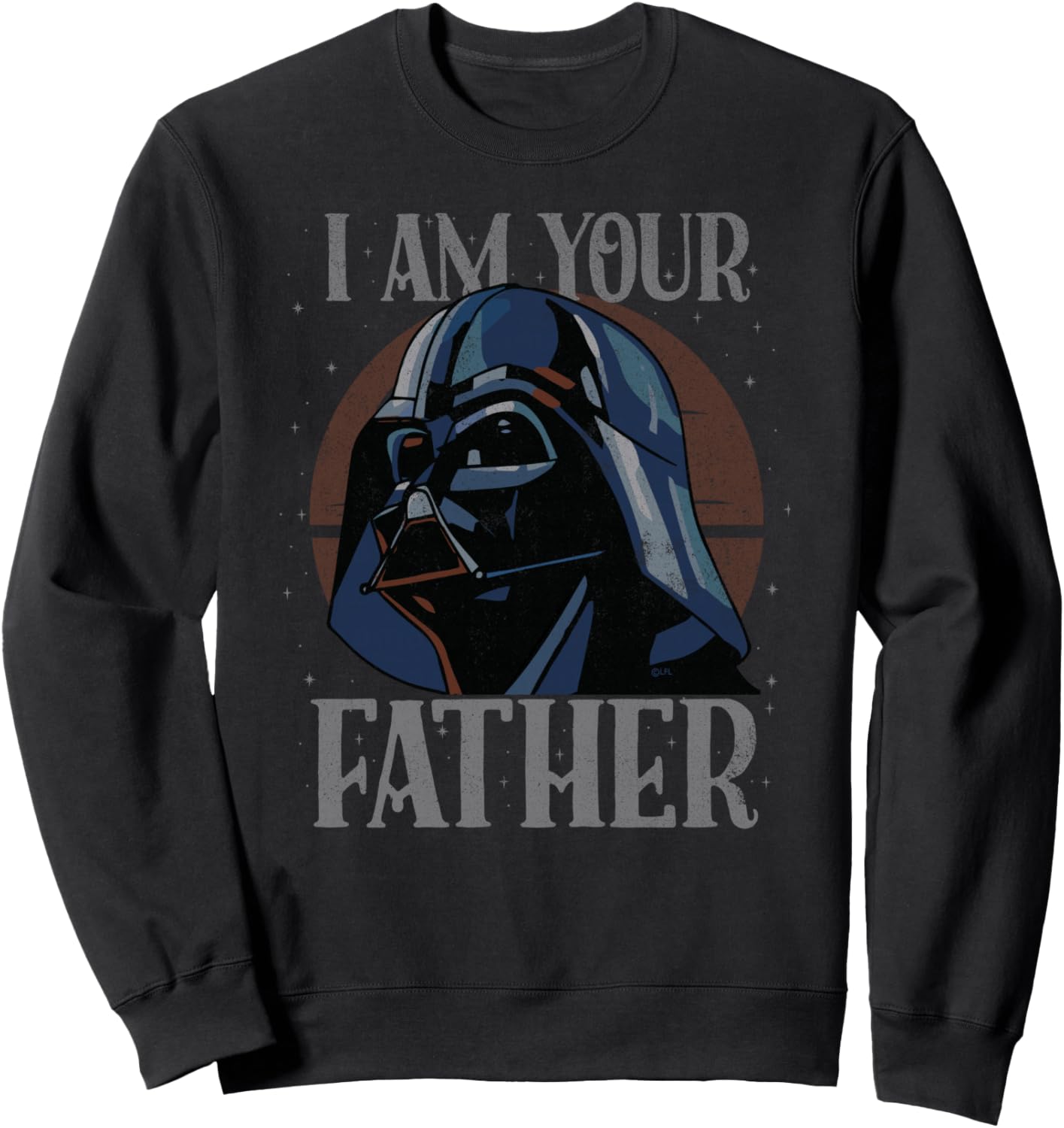 

Ретро-толстовка Star Wars Darth Vader I Am Your Father, черная, Черный, Ретро-толстовка Star Wars Darth Vader I Am Your Father, черная