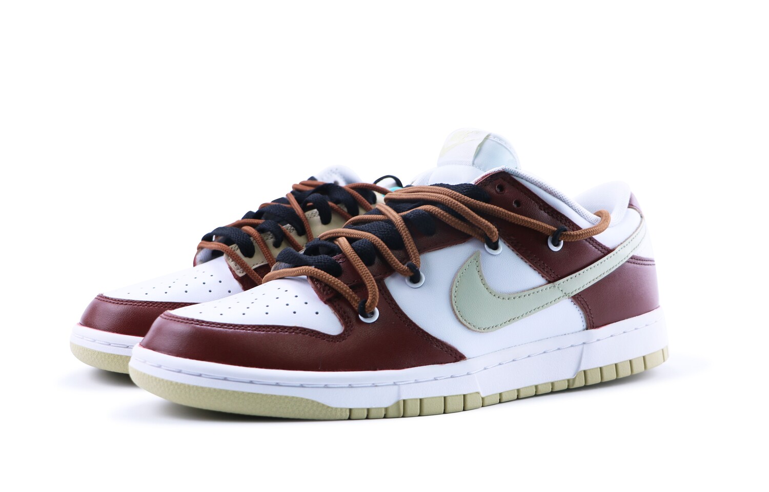 

Кроссовки Nike Dunk Skateboarding Shoes Men Low-top Red/beige, красный