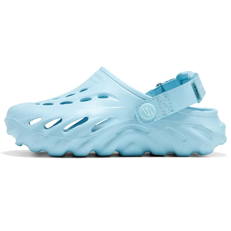 Клоги детские Skechers Kids голубые — фото 2