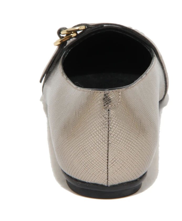 Балетки с бахромой, изготовленные в Италии. Tod'S, серый — фото 4