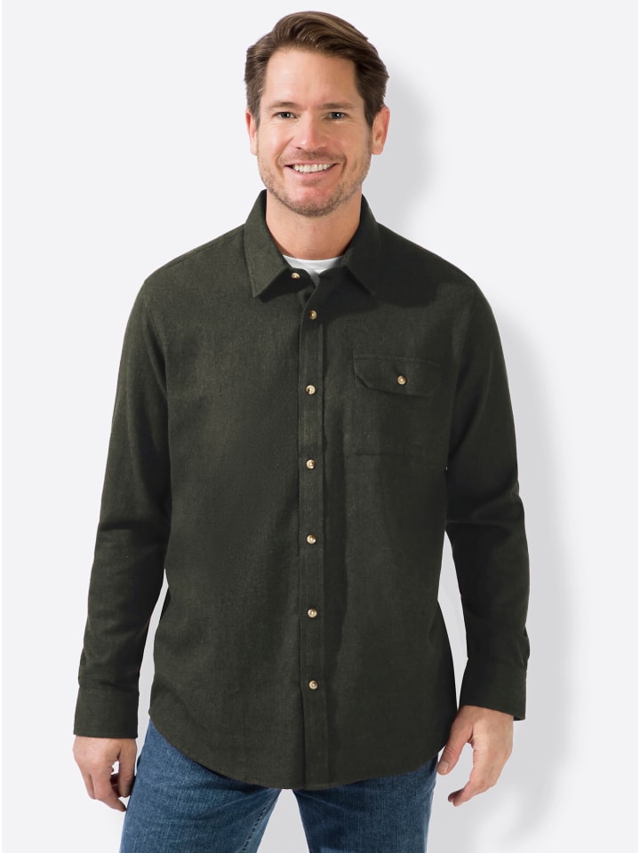 

Рубашка с длинными рукавами оливкового цвета WITT WEIDEN