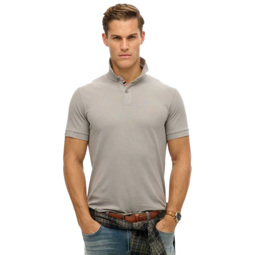 

Поло с коротким рукавом Superdry City Pique, серый