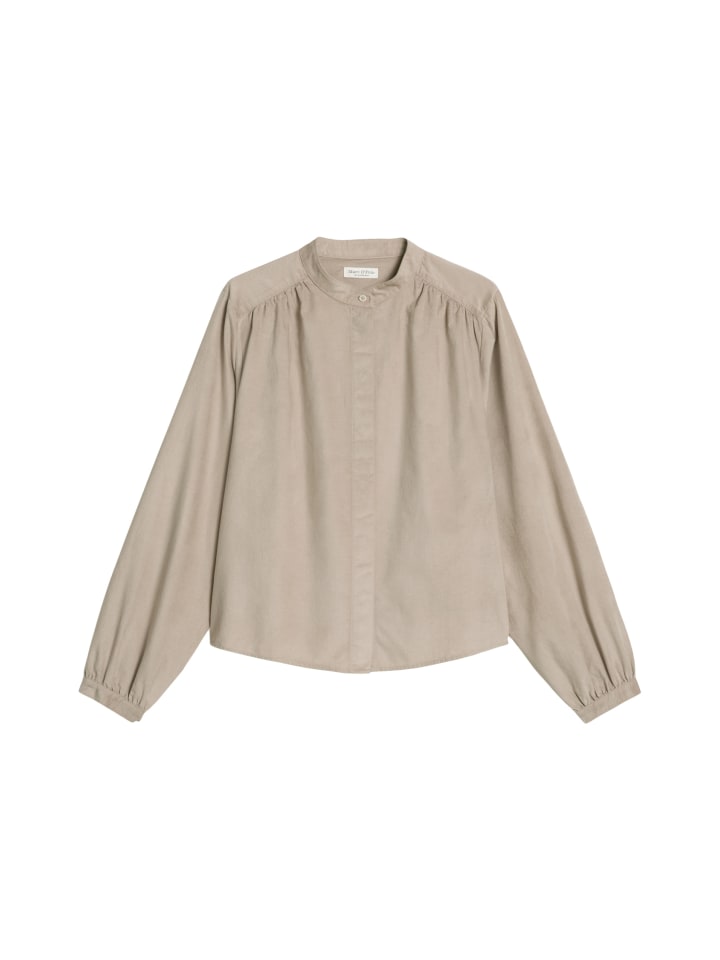 

Свободная бархатная блузка цвета меловой лиловой розы Marc O'Polo