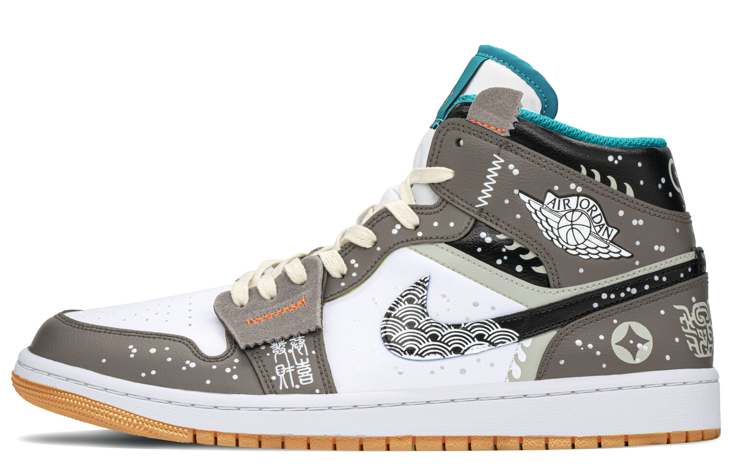 

Jordan Air Jordan 1 винтажные баскетбольные кроссовки мужские, Carbon/Pure Gold, Серый, Jordan Air Jordan 1 винтажные баскетбольные кроссовки мужские, Carbon/Pure Gold