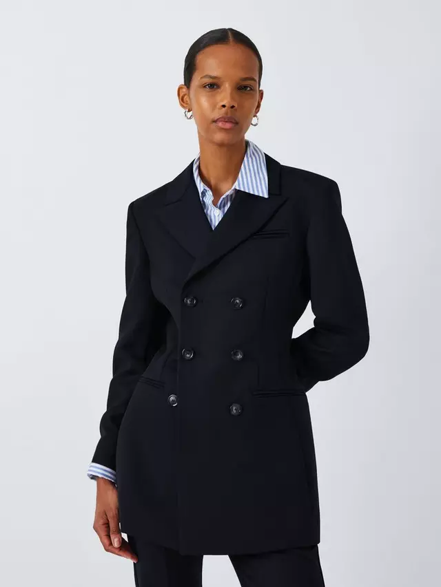 

Блейзер Marella Approdo Wool Blend, темно-синий